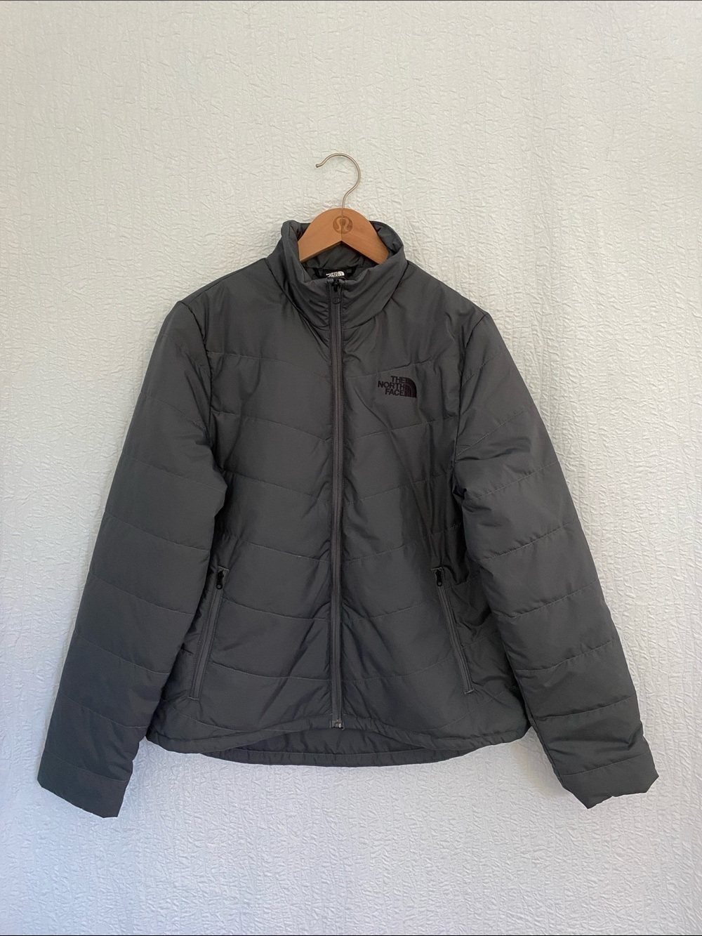 The North Face Women's Charcoal Gray Puffer Jacket